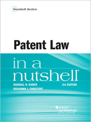 cover image of Patent Law in a Nutshell